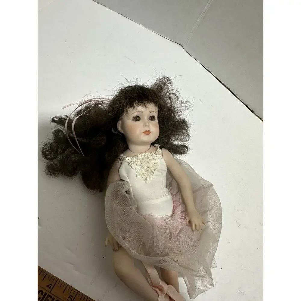 Gorgeous Simon & Halbig Ballerina doll K R 117 58 Brown Hair porcelain body READ
